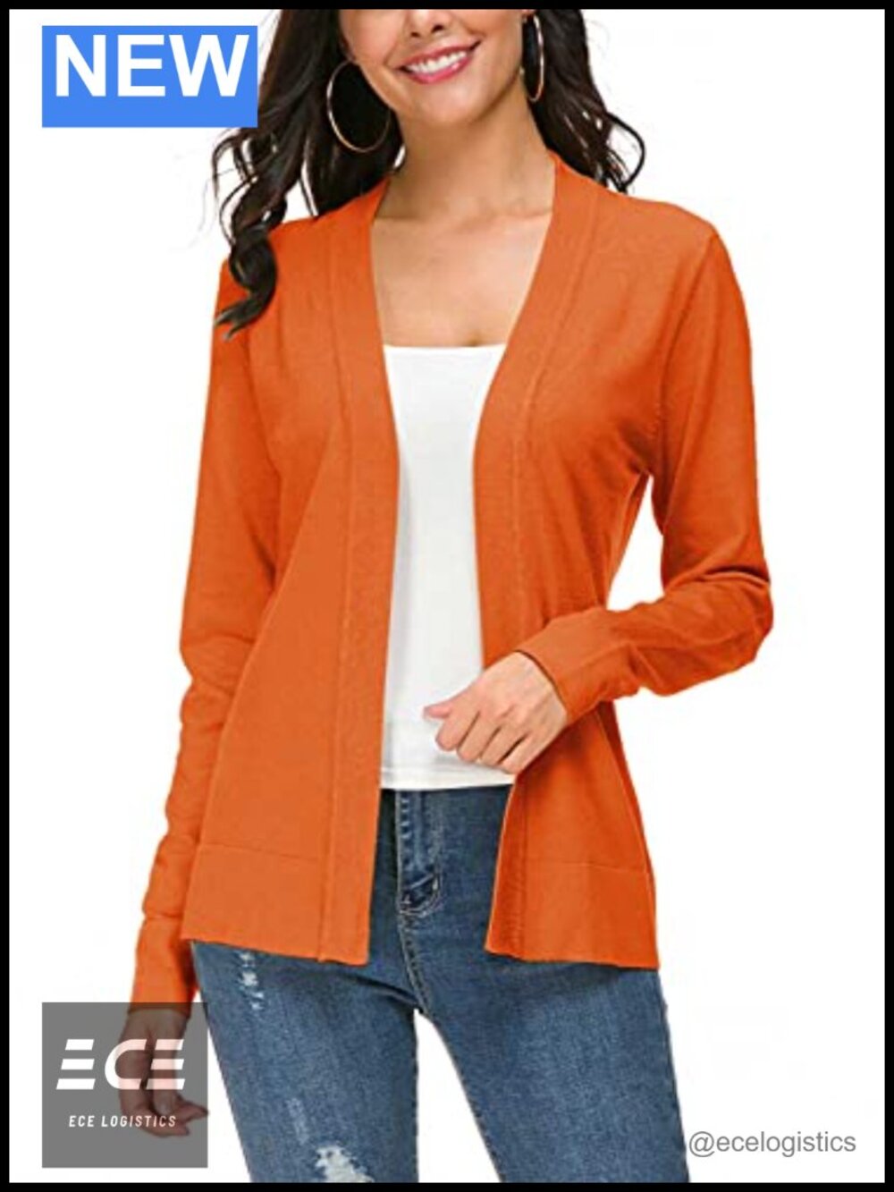 Open Front Knit Cardigan Shawl Collar Lightweight Viscose Sweater
